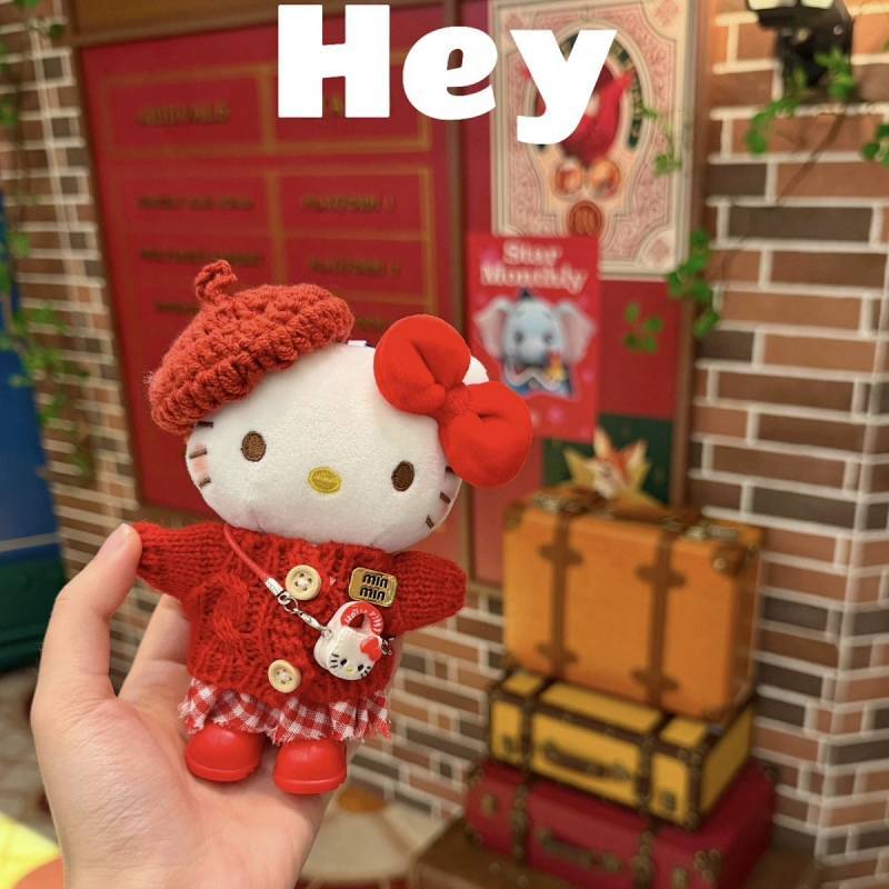 KT New Year Handbag Pendant Plush Doll Cute Doll Girlfriends' Gift Friend Gift l22i