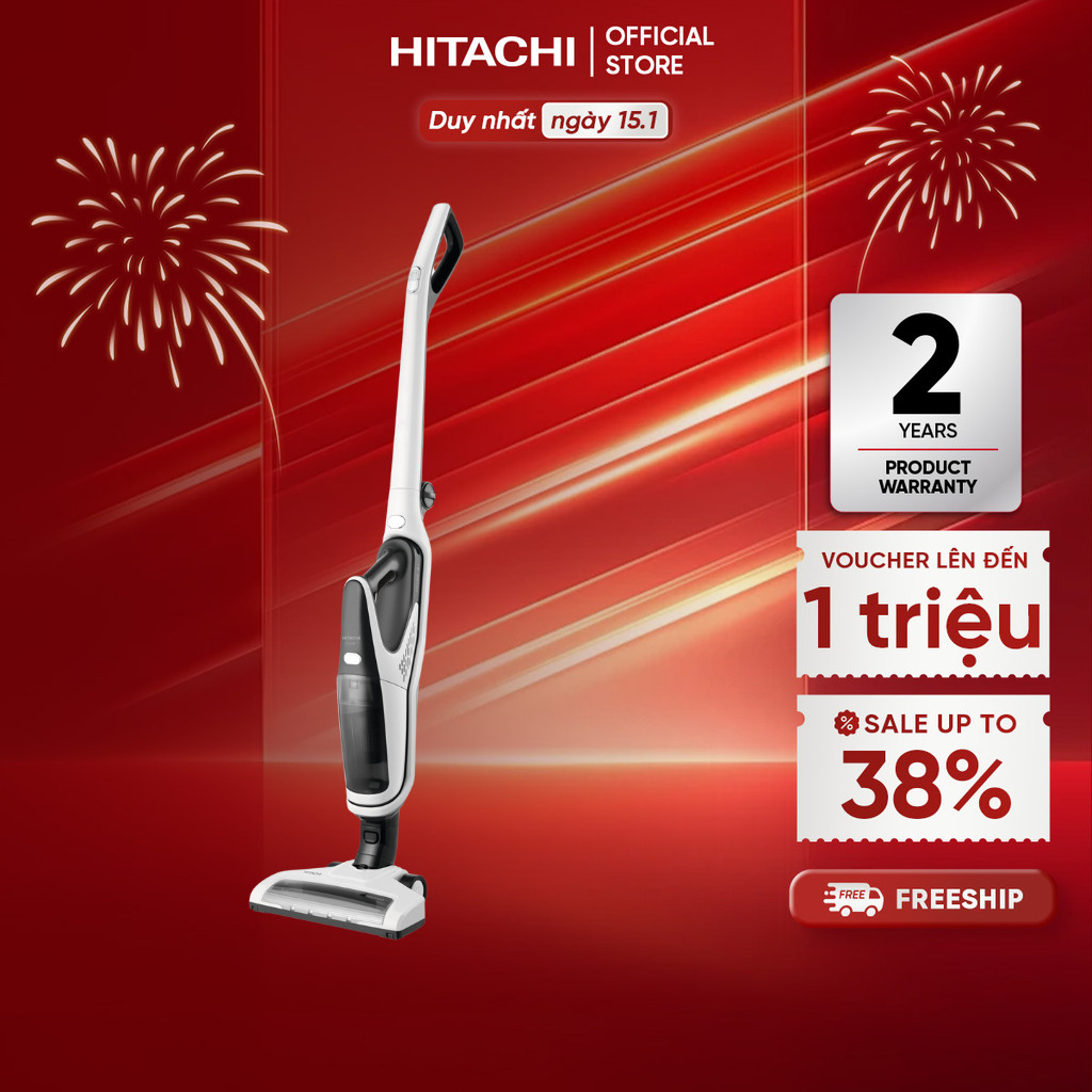 Máy hút bụi không dây Hitachi PV-X80M có đèn LED - Bảo hành 24 tháng