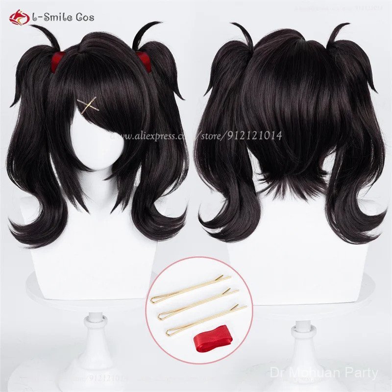 Lựa Chọn Wig cosplay Ame Angel-chan màu đen dành cho nữ, chịu nhiệt tổng hợp
