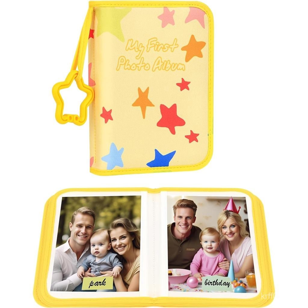 Album Ảnh Đầu Tiên Của Tôi Cho Bé Giữ 21 Ảnh 4x6, Album Ảnh Cho Bé Sách Gia Đình Vải Mềm, Album Đầu 