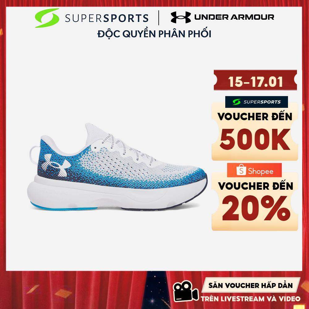 Giày Chạy Bộ Nam Under Armour Infinite - Trắng - 3027523-108