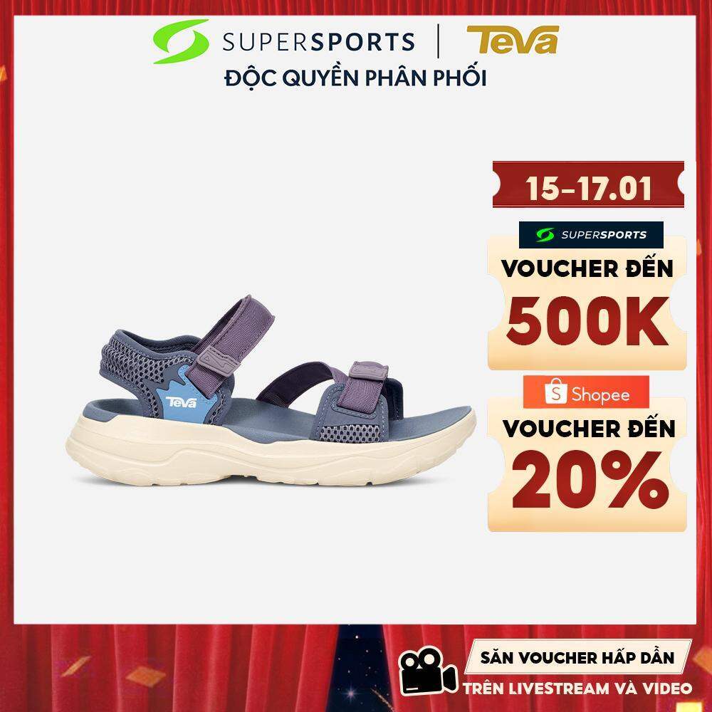 Giày Sandal Nữ Teva Zymic - Xám - 1124039-FLK