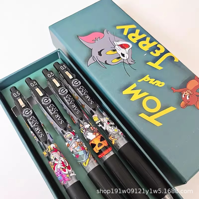 ZEBRA Zebra thế hệ thứ hai mèo và chuột Limited jj15 Press Medium Black 0.5 DIY Zebra Pen New Zebra 