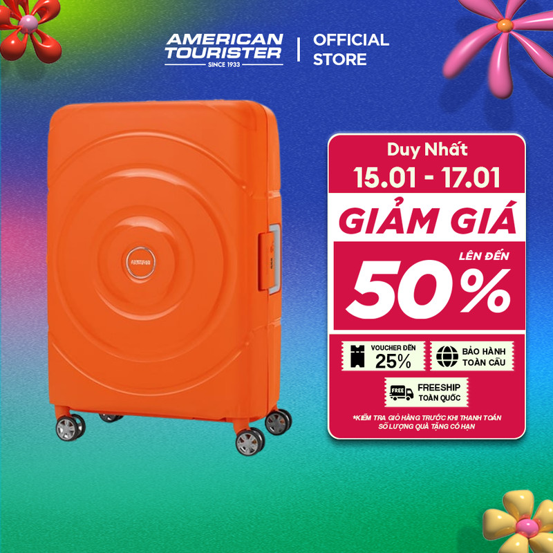 Vali kéo American Tourister Circurity Spinner TSA