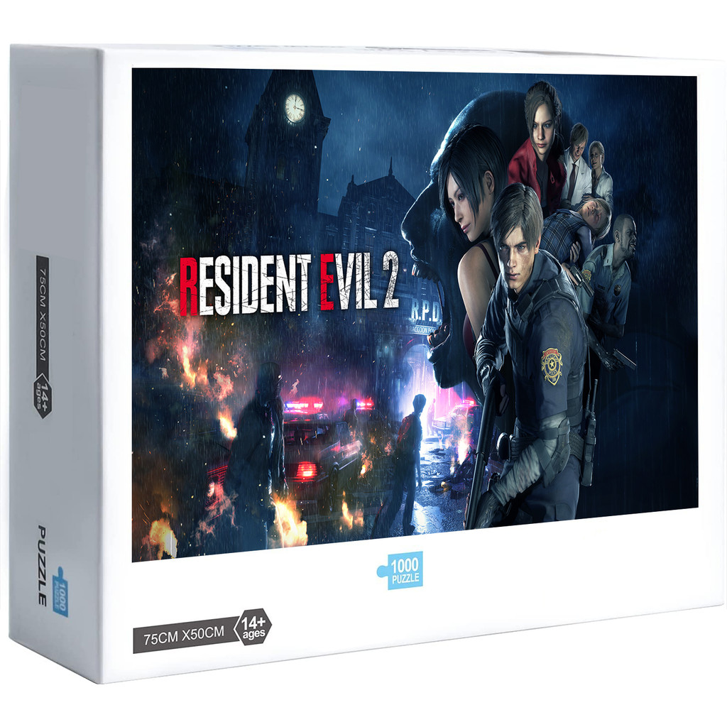 Mới Resident Evil 2 Remake Kinh Dị Capcom Resident Evil 300 500 1000 Miếng Ghép Hình Xếp Hình Trang 