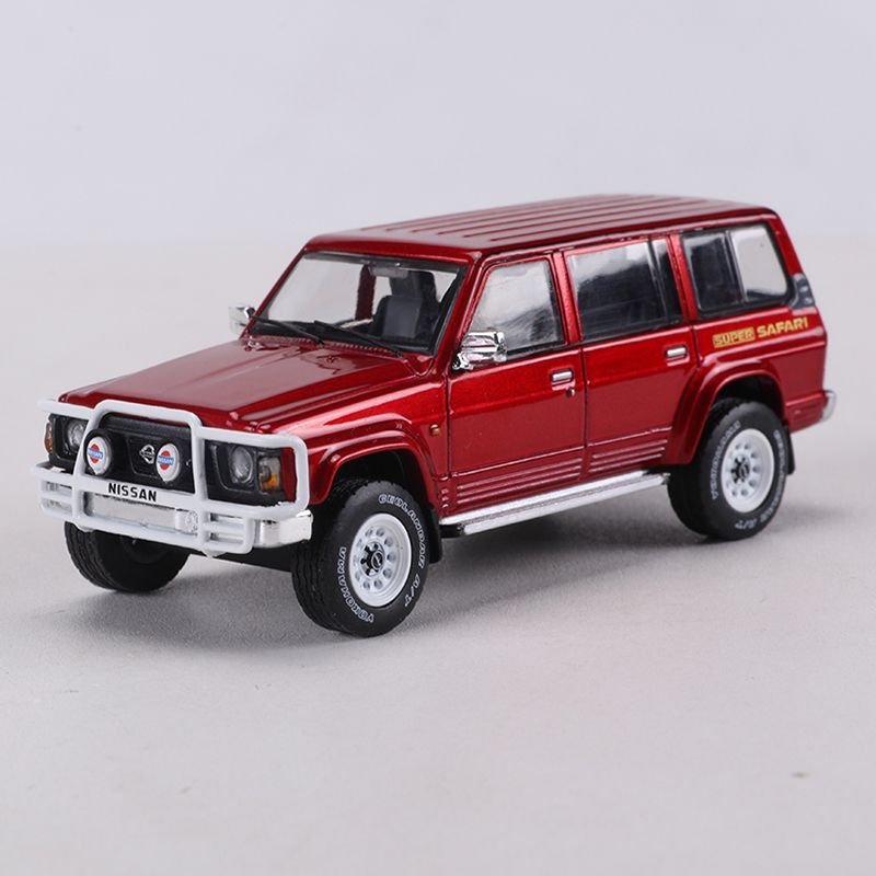 SHADOW 1 / 64 Patrol Y60 Jeep Hợp Kim Đỏ Diecast Xe Mô Hình Đồ Chơi Quà Tặng Sinh Nhật