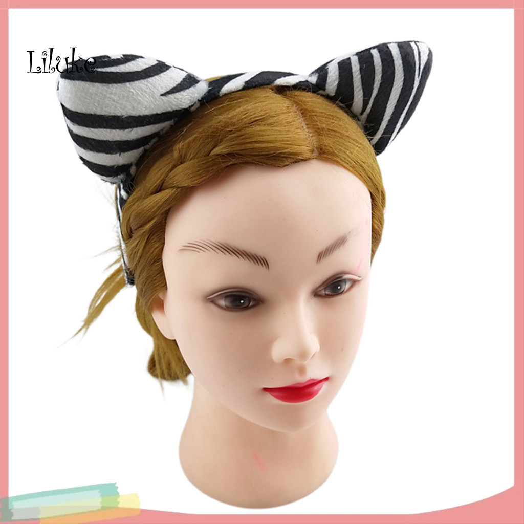 LK Kid Cosplay - Đầu Tai Băng Đô Ngựa Vằn Sọc Động VẬt, Dễ Thương Cho cosplay & Chụp Ảnh