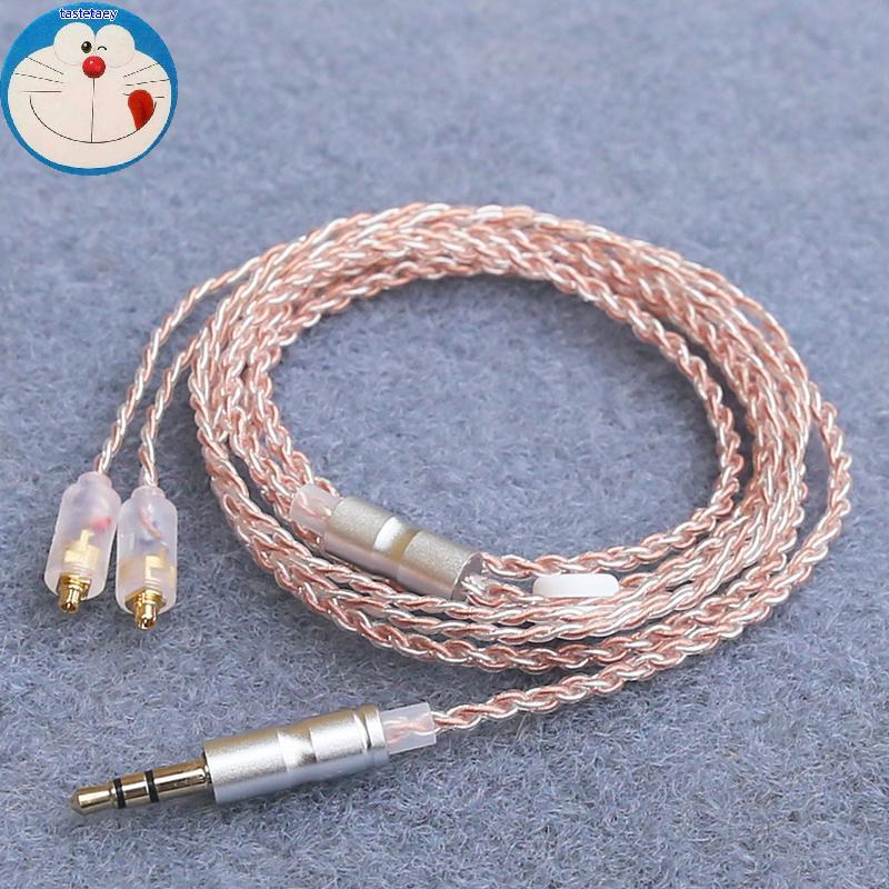 Cáp nâng cấp tai nghe Tast HiFi MMCX 3.5mm 1.2m Cáp lõi mạ bạc cho Sennheiser IE200 / IE300 / IE600 