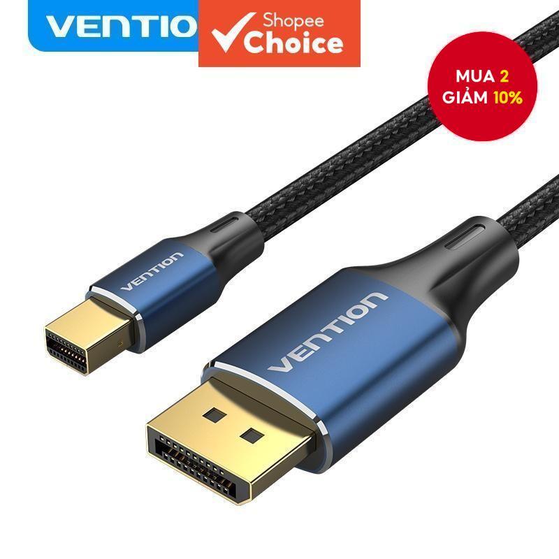 Cáp Vention Mini DP sang DP 1.4 240Hz 8K 60Hz, cáp Mini Displayport tốc độ cao cho Laptop, PC, TV, m