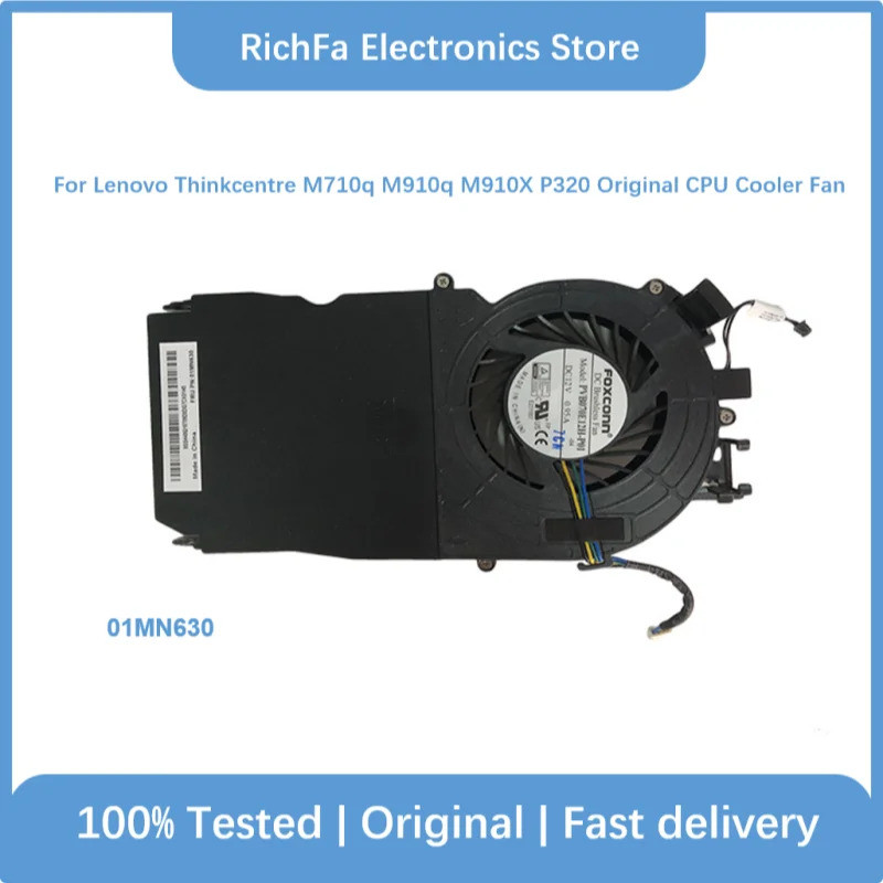 Được Sử Dụng Cho Lenovo Thinkcentre M710q M910q M910X P320 Quạt Làm Mát CPU 01MN630 Y