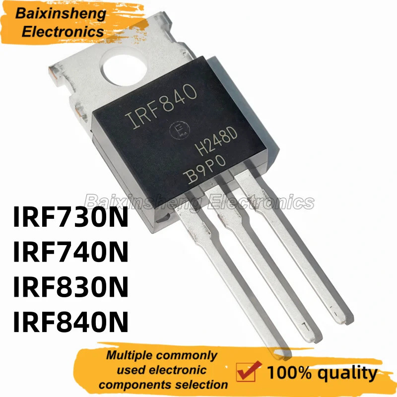 5 CHIẾC IRF730N IRF730 IRF740N IRF740 IRF830N IRF830 IRF840N IRF840 PBF TO-220 Bóng bán dẫn hiệu ứng
