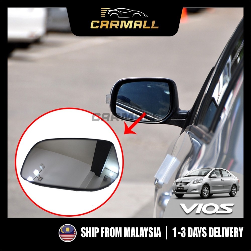 Gương chiếu hậu Toyota Vios (Thế hệ thứ 2) Chỉ còn lại hoặc phải Chỉ vừa vặn 2007-2012 XP90 NCP93 Be