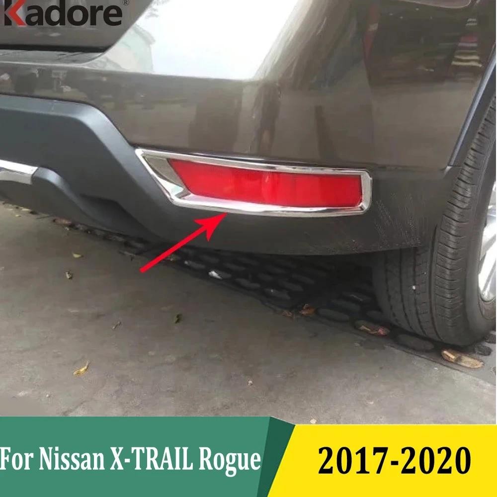 Dành Cho Xe Nissan X-trail X Trail Rogue 2017-2019 2020 Facelift Chrome Phía Sau Foglights Bao Phản 