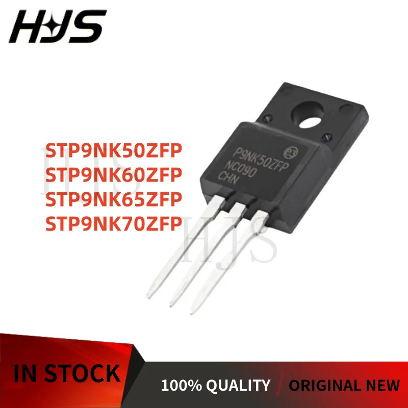 5 CÁI STP9NK65ZFP STP9NK60ZFP STP9NK50ZFP STP9NK70ZFP P9NK65ZFP P9NK60ZFP P9NK50ZFP P9NK70ZFP TO-220