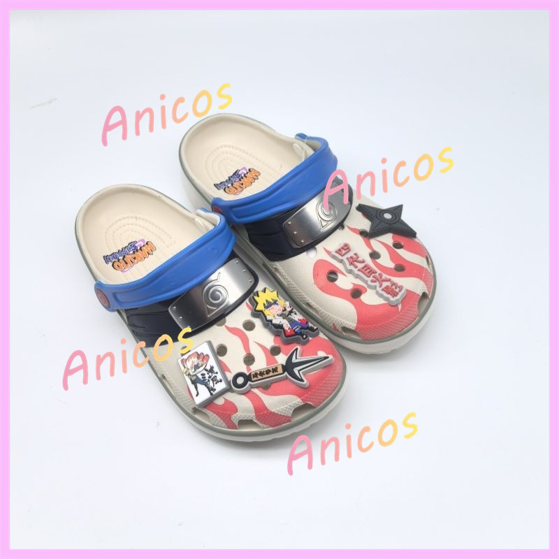 "Naruto, Sasuke, Naruto & Dragon Ball, Charizard, Frieza, phụ kiện giày có thể thay thế theo chủ đề 