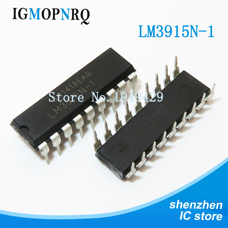 5 CÁI LM3915N-1 DIP18 LM3915-1 DIP LM3915N LM3915 DIP-18 mới và IC