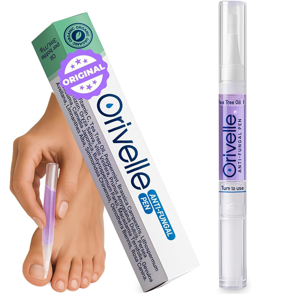 Anti-Fungal Nail Treatment Pen by Orivelle Portable 3ml Pen for Toenail & Fingernail Repair Against 