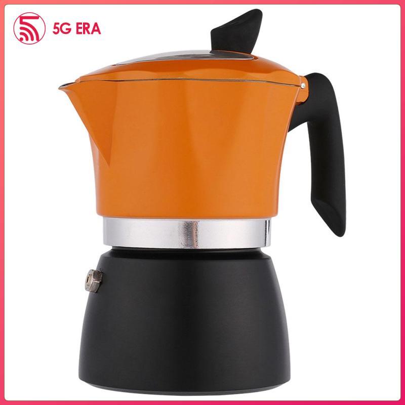 Bếp Máy Pha Cà Phê Cà Phê Moka Pot Cà Phê Ý Espresso Bếp Cam + Đen Ý Cà Phê Moka Pot Cup Cho Nồi