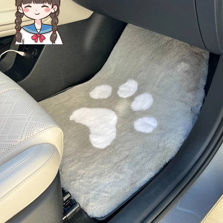 Girls' Special Car Fur Foot Pad Bare Feet Foot Pad Four Seasons Universal Baby Lying Mat Cat's Paw F