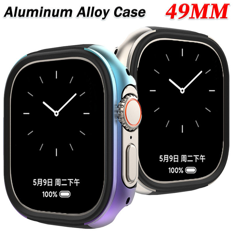 Vỏ Hợp Kim Nhôm Cho Apple Watch Ultra 3 / 2 / 1 49mm Phụ Kiện Kim Loại Sang Trọng Cho Iwatch Ultra3 
