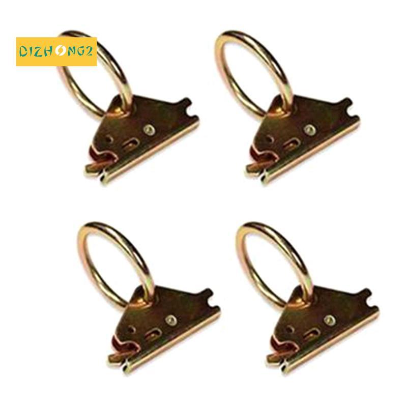 4 Gói Thép E-Track O-Ring Tie-Down Neo cho E-Track Tie-Down Hệ thống Hàng hóa an toàn trong Xe kéo p