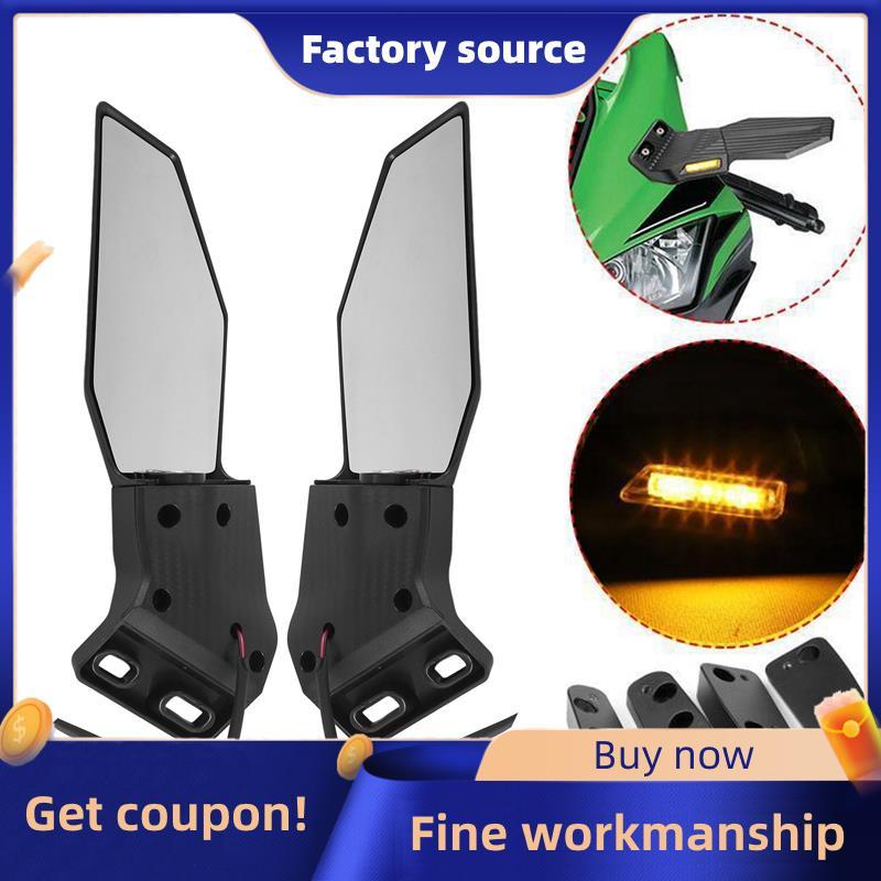 1 Cặp Gương Chiếu Hậu Xe Máy Cho ZX6R ZX10R ZX12R