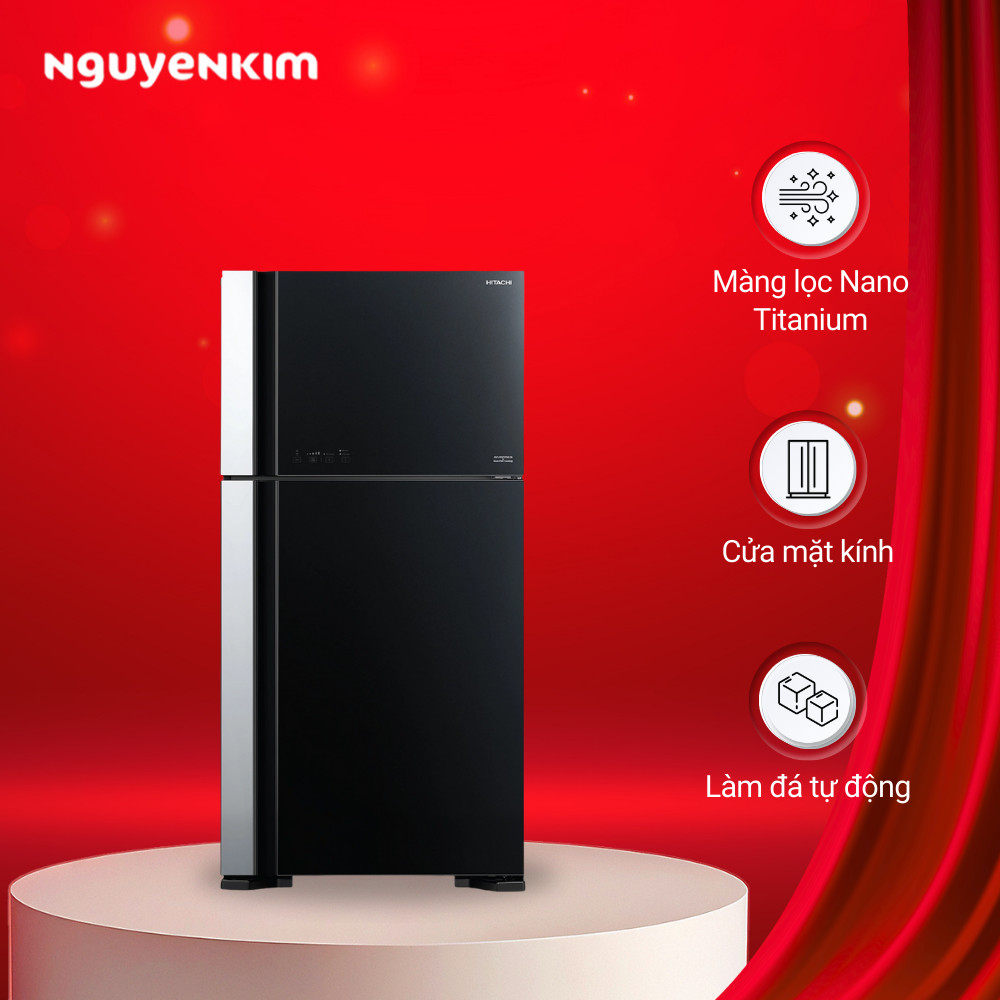 Tủ lạnh Hitachi Inverter 550 lít R-FG690PGV7X (GBK)