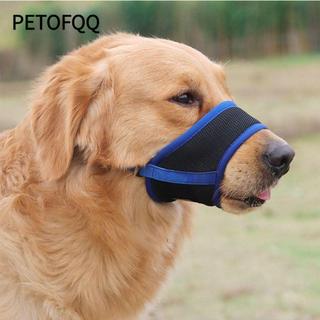 Mõm chó PETOFQQ, Dây đeo thoải mái có thể điều chỉnh bằng lưới, sủa và nhai bền bỉ Ngăn ngừa cắn Vải mềm cho thú cưng Chó nhỏ đến trung bình