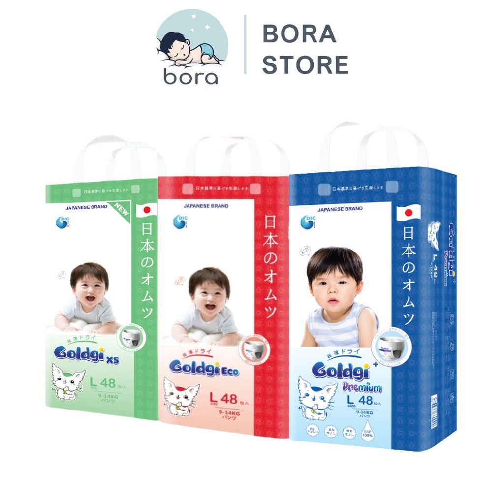 Bỉm Goldgi Nhật Bản chính hãng an toàn cho da bé
