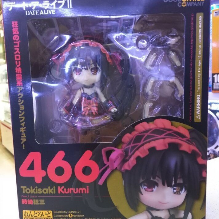 Anime Ngày Một Sống Tokisaki Kurumi Hình 466 # Q Phiên Bản Đất Sét Trao Đổi Mặt PVC Nhân Vật Hành Độ