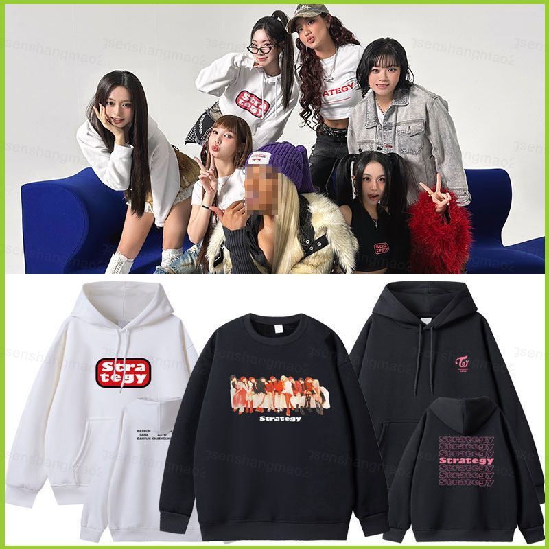 PS2 TWICE 2024 STRATEGY Áo Hoodie IM NAYEON Áo Unisex Dài Tay Top SP2