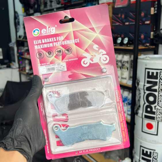 [MTVV] Bố thắng dĩa, má phanh dĩa ELIG H009 NUCAP SPORT Dùng cho trước SH Heo 3 Pis Forza<END>