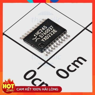 [3 Cái]- 74HC245PW,118 IC Bus Transceiver Non-Inverting 8 Bit, 3-State 20-TSSOP ChipViet Store