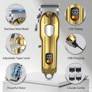 Tông đơ cắt tóc không dây đa chức năng tại nhà - Tông đơ điện im lặng di động có sạc nhanh & pin dài