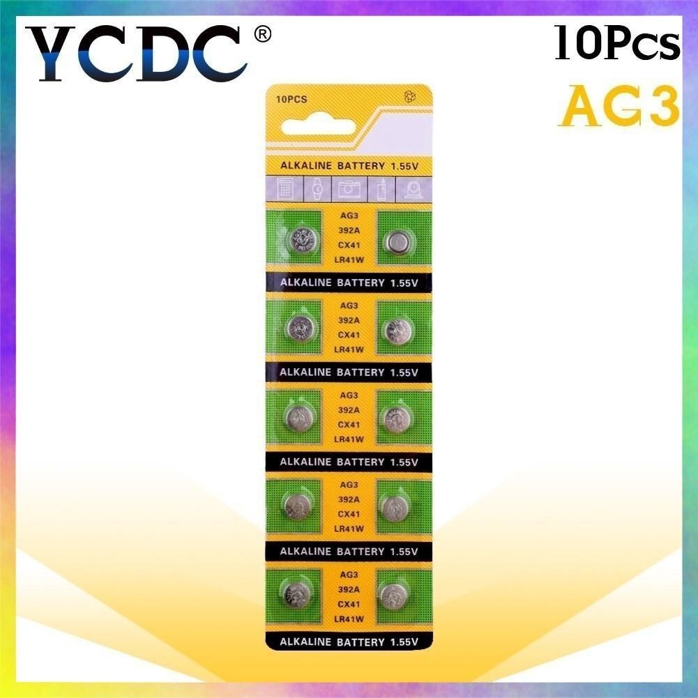 PIN ĐỒNG HỒ PIN ALKALINE KHUY CÚC ÁO LR41 / AG3