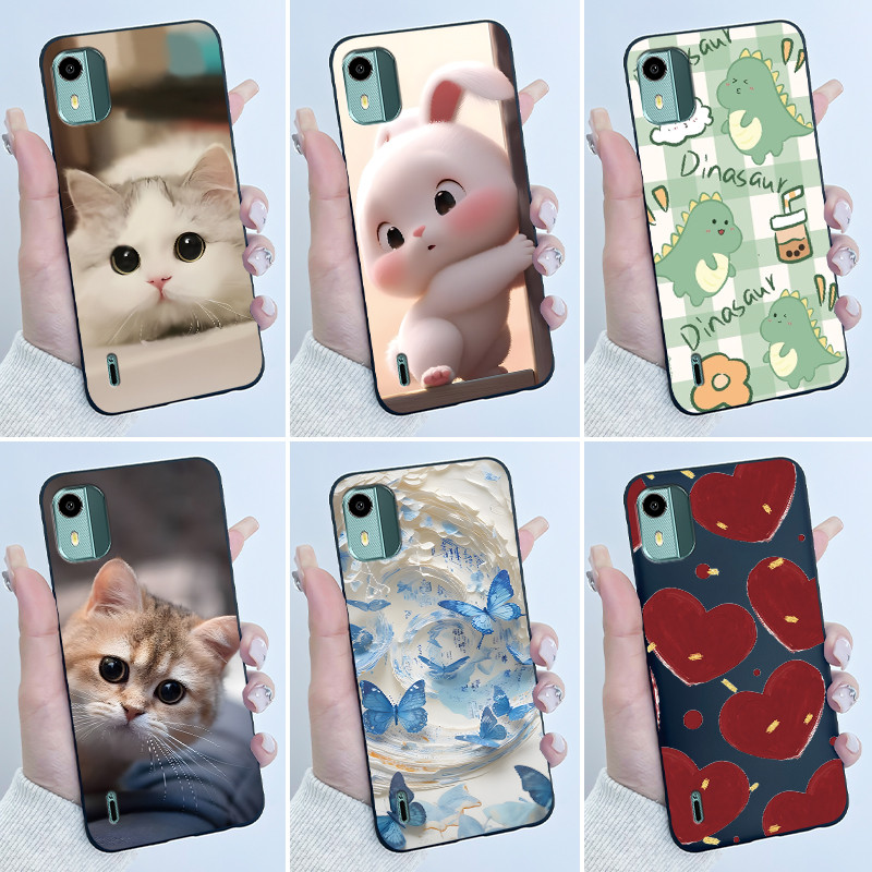 Ốp Lưng Dễ Thương Cho Nokia C12 (TA-1535) / C12 Plus / C12 Pro Vỏ Bảo Vệ Vỏ Silicon Mềm Vỏ Điện Thoạ