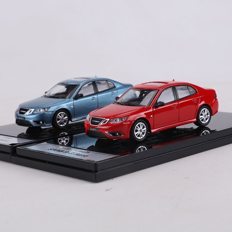 GCD × Enchery 1/64 Saab 9-3 Aero Sedan 2008 Hợp Kim Diecast Xe Mô Hình Đồ Chơi Quà Tặng Sinh Nhật