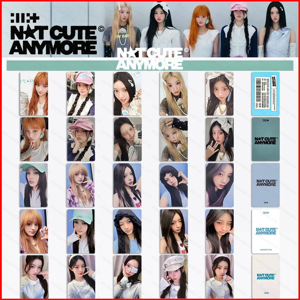 ST1 5 Cái / bộ ILLIT LOMO Card YUNAH MOKA Album KHÔNG DỄ DÀNG Bưu Thiếp Bộ Sưu Tập Ngôi Sao Ngoại Vi