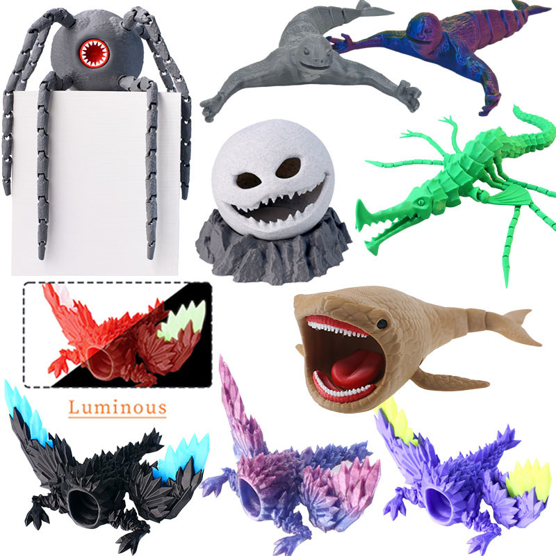 Quái Vật Biển The Sea Eater Leviathan 3D Di Chuyển Được Mô Hình Khớp El Gran Maja The Bloop Nhân Vật Hành Động Bộ Sưu Tập Đồ Chơi