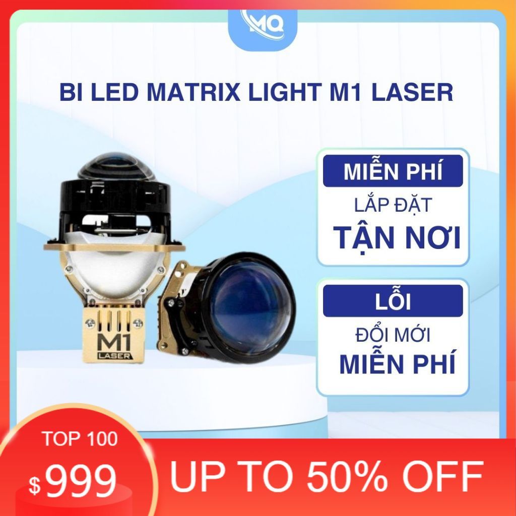 HOT Bi Led Matrix Light M1 Laser 80w | Bảo Hành Chính Hãng