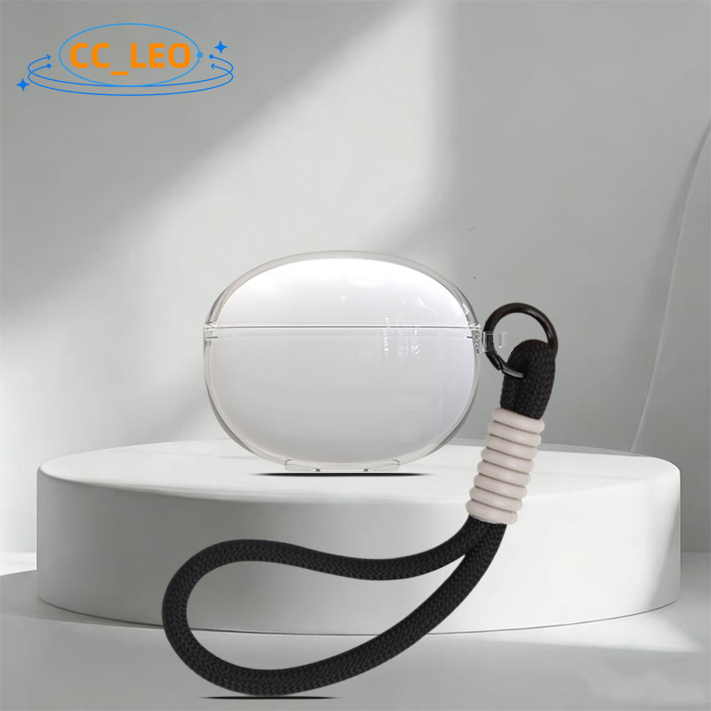 for VIVO TWS Air3 Case Cute Lanyard IQOO TWS Air3 Clear TPU Soft Case Suitable for VIVO TWS Air3 Pro