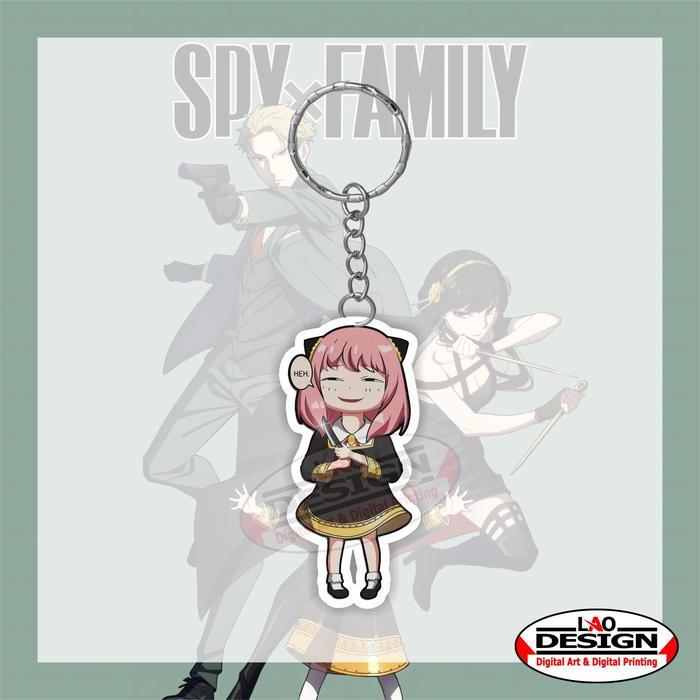 Gantungan Kunci Anya Spy X Family - Gantungan Kunci Spy x Family - Gantungan Kunci Anime - Gantungan