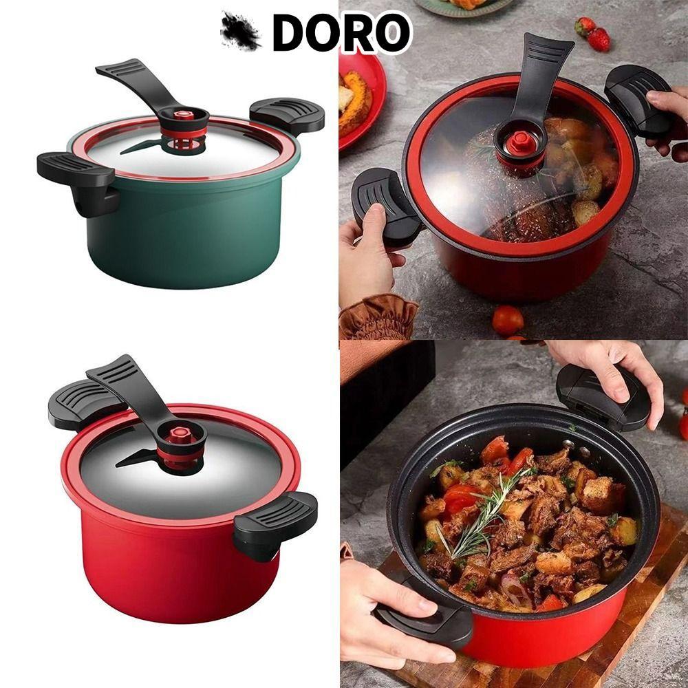 Nồi áp suất DORO, Nồi nấu 3,5L chống dính, Nồi đa chức năng Micro Đồ dùng nhà bếp Nồi cơm điện Bếp Gas cảm ứng Bếp Gas