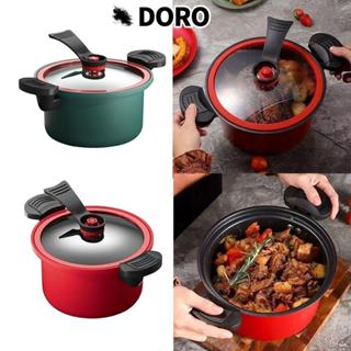 Nồi áp suất DORO, Nồi nấu 3,5L chống dính, Nồi đa chức năng Micro Đồ dùng nhà bếp Nồi cơm điện Bếp Gas cảm ứng Bếp Gas