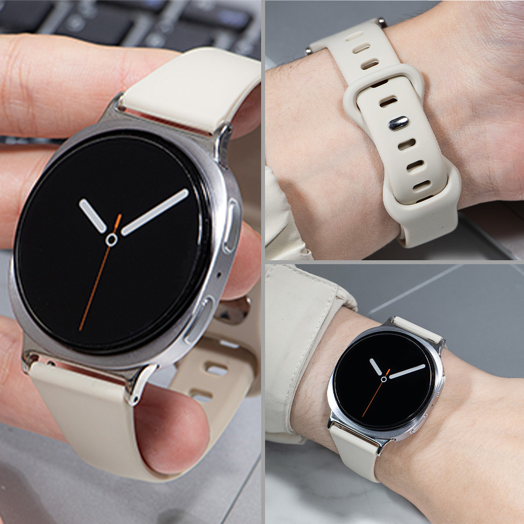Phụ Nữ Mềm Mại Mỏng Ban Nhạc Cho Samsung Galaxy Watch 8 40 44MM Watch8 Cổ Điển 46 Mm Dây Đeo Thể Tha