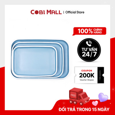 Dĩa xanh Yangge267*186*28mm - Cobihome
