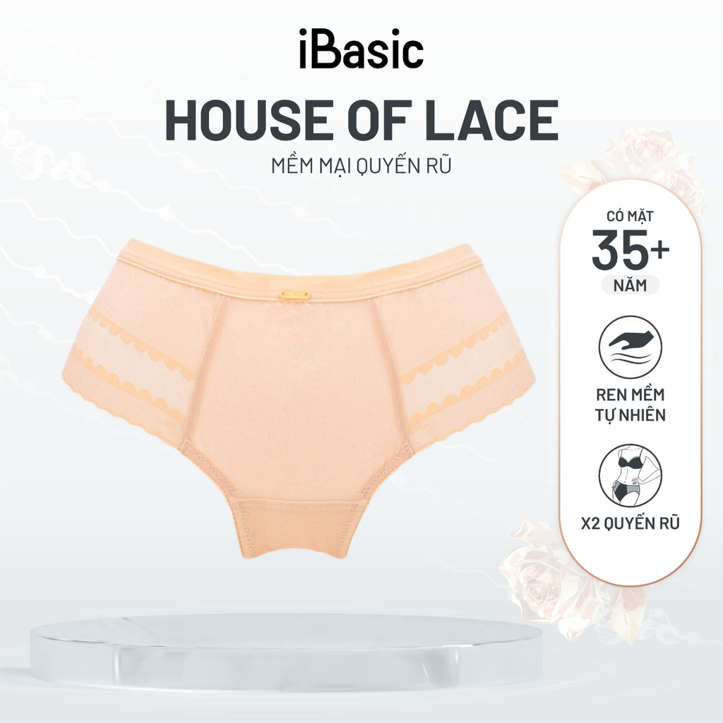 Quần lót nữ iBasic ren hipster PANW160