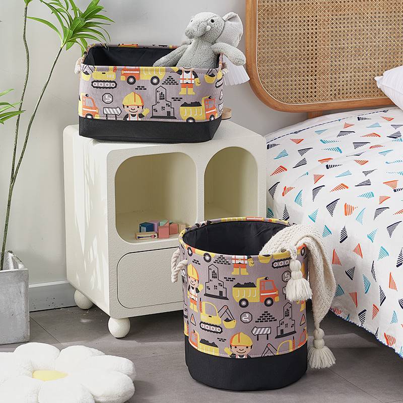 Household Clothes Storage Box Moisture-Proof Clothing Storage Basket Children's Snack Toys Storage B