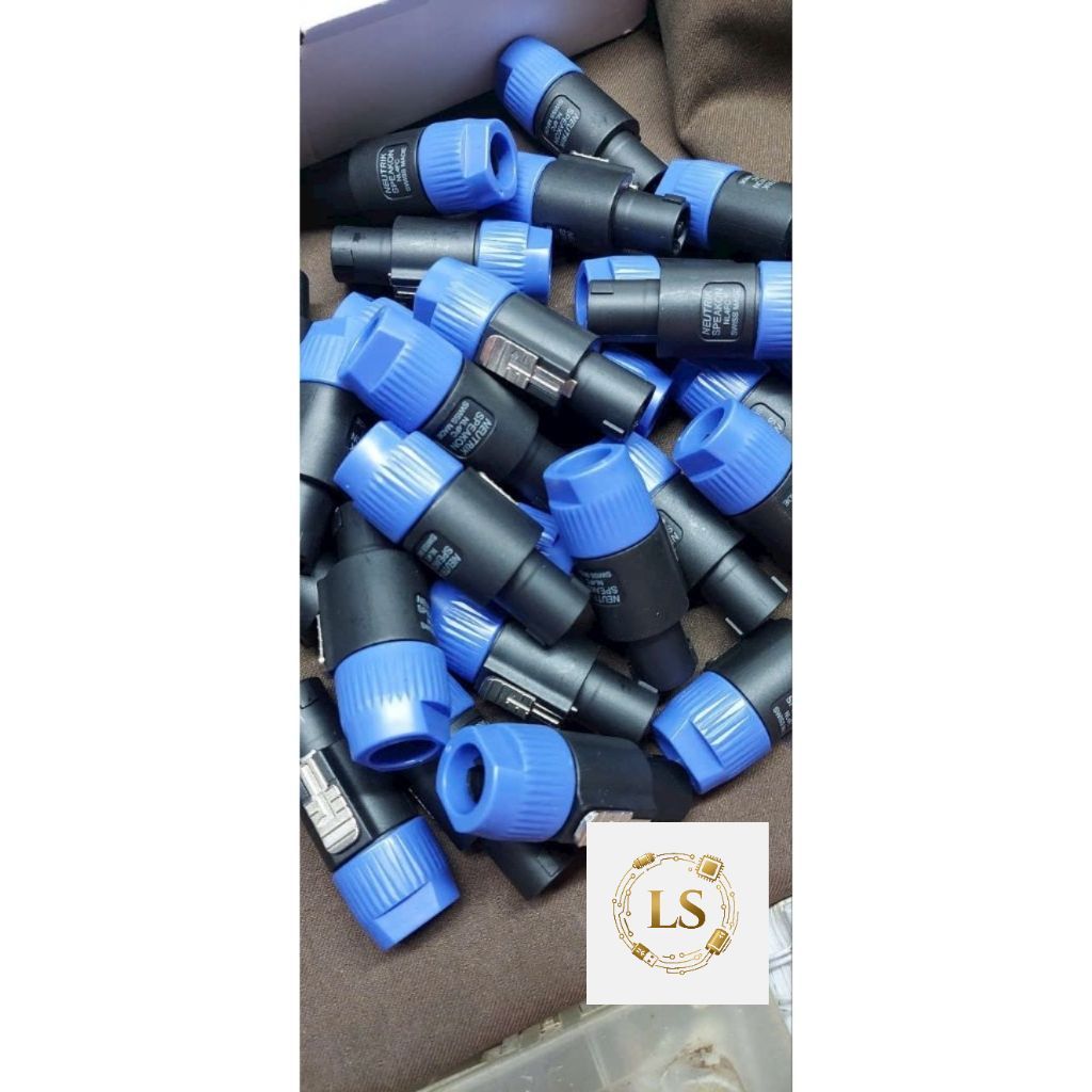 JACK RẮC LOA Neutrik. SPEAKON _ NL4FC  XANH