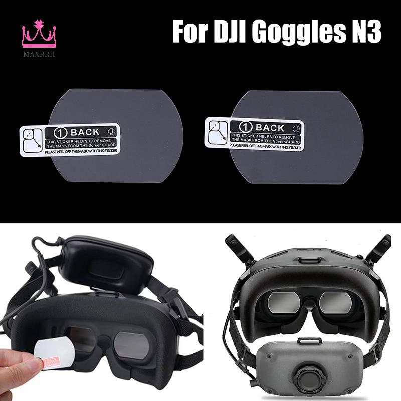 Maxrrh 1 / 2 Bộ Cho Kính DJI N3 Kính Cường Lực Bảo Vệ Cho Kính DJI N3 AR Bảo Vệ Màn Hình Chống Trầy 
